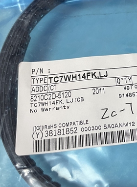 TC7WH14FK,LJ VSOP8贴片场效应管N沟道MOS管全新原装现货可直拍