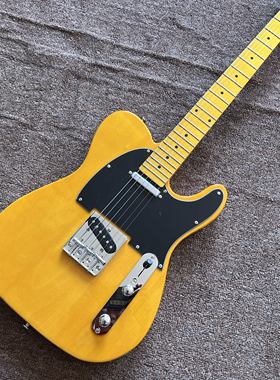 新手入门级TELE电吉他黄色枫木指板 6弦电吉他 现货包邮