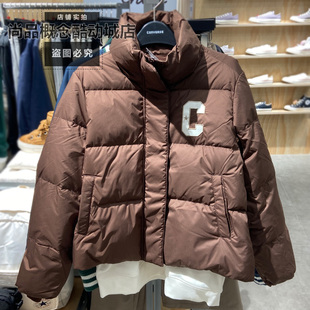Converse匡威秋冬季女款立领短款保暖面包服羽绒服外套WCJ097
