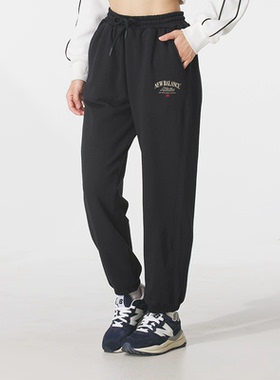 New Balance NB秋冬季女款运动休闲针织收口舒适卫裤长裤MLF36362
