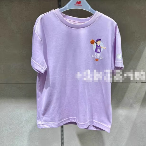 NewBalance NB童装夏季款男女童款儿童休闲短袖圆领T恤ND7EF24043