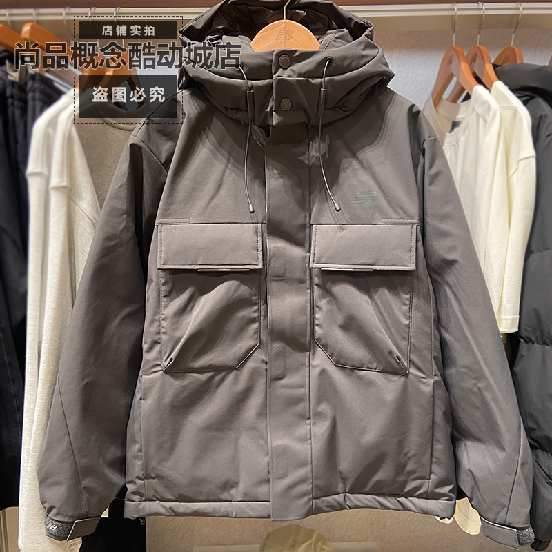 New Balance NB冬季男女同款时尚保暖防风工装羽绒服AMJ54344