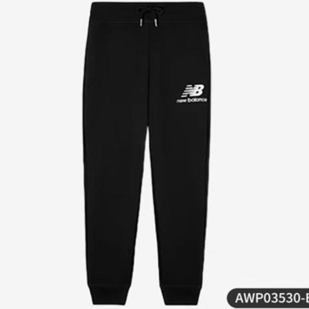 New Balance NB秋冬新款女款舒适运动休闲松紧腰卫裤长裤AWP03530