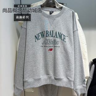 New NB秋冬季 女款 运动休闲针织圆领舒适套头卫衣NCF36332 Balance