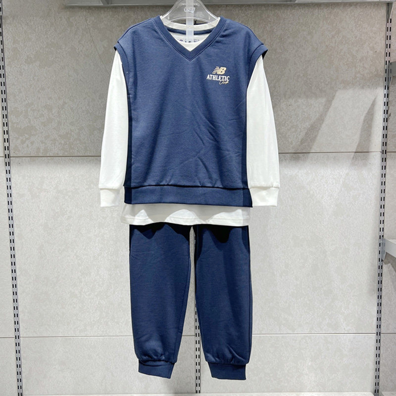 New Balance/NB童装男女儿童休闲舒适运动中性针织套装ND2TE3E103