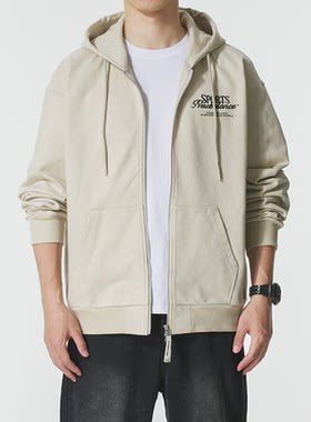 New balance NB秋季情侣款宽松休闲运动夹克针织连帽外套MDF31191