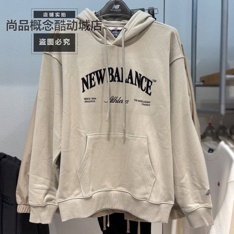 New Balance NB秋冬季男女同款运动休闲简约宽松套头卫衣NCF31161