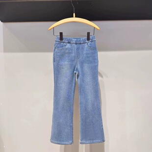 牛仔喇叭长裤 1P0E12110 女童童装 jnbybyjnby江南布衣冬季