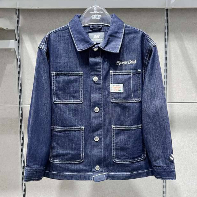 New Balance NB新款童装男女儿童运动休闲牛仔夹克外套ND7AF13013