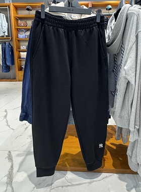 MLB夏季新款男女同款运动休闲百搭时尚透气束脚运动裤潮3APTB0141