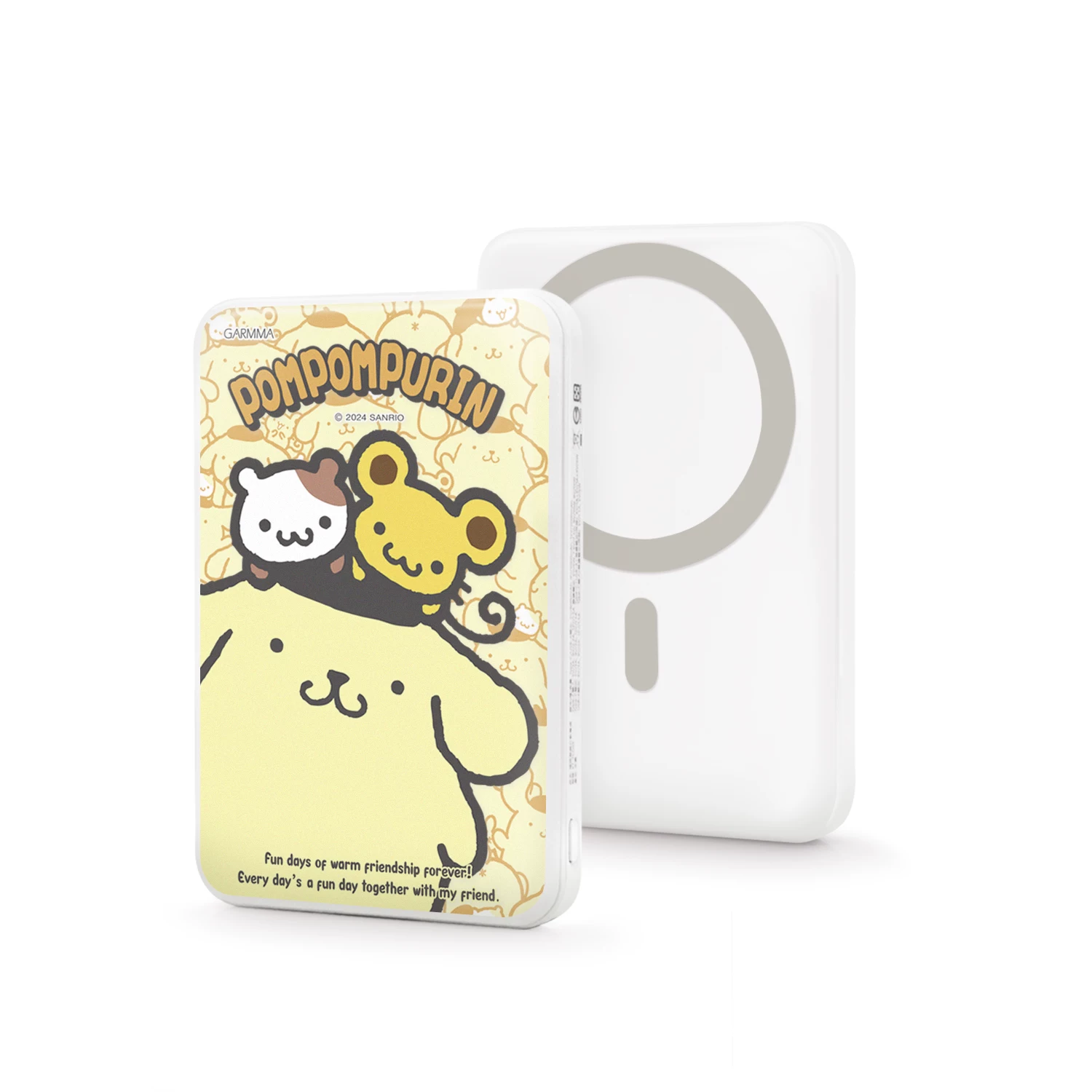 Hello Kitty, яблоко, магнитная совместимость сверхтонкой зарядки iPhone 16, ручной телефон, источник питания, 16proMax, iPhone