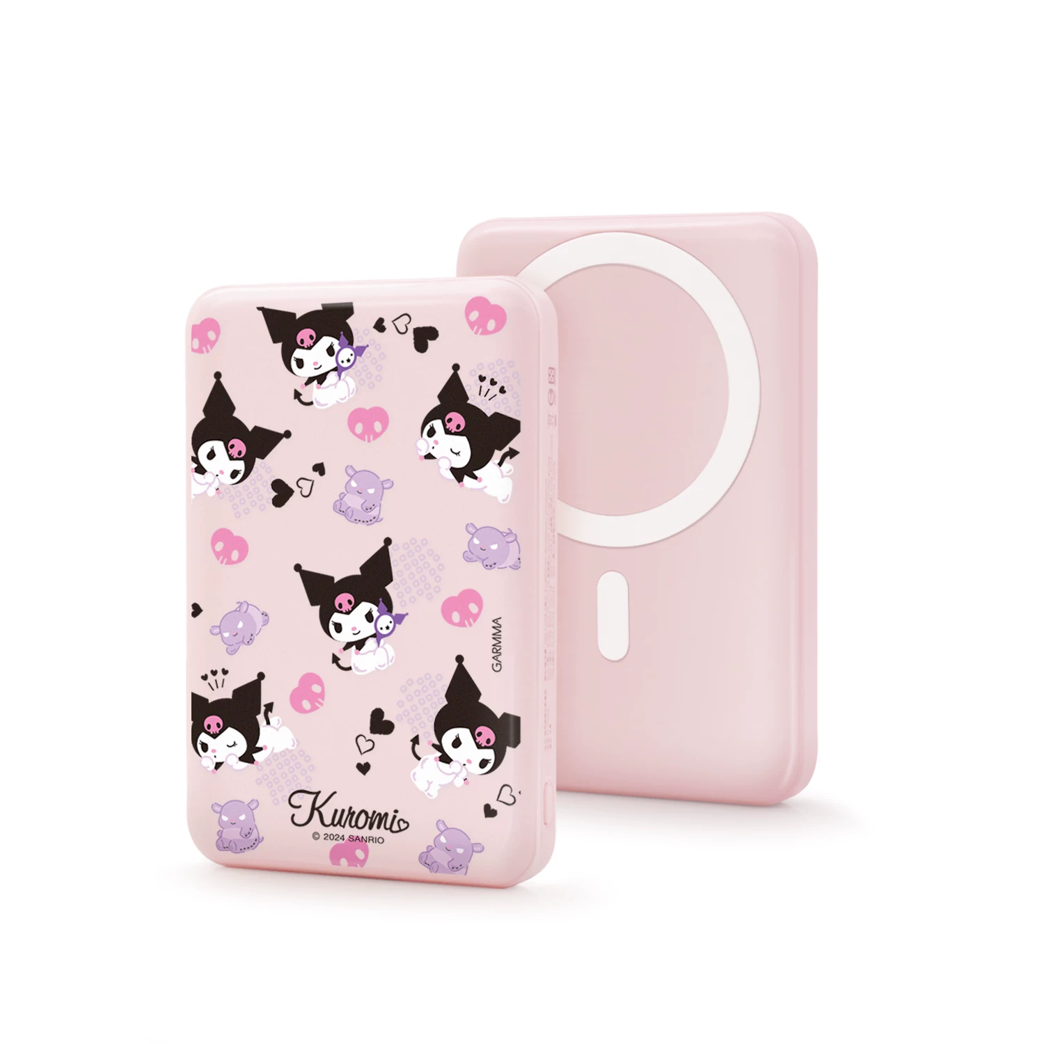 Hello Kitty, яблоко, магнитная совместимость сверхтонкой зарядки iPhone 16, ручной телефон, источник питания, 16proMax, iPhone