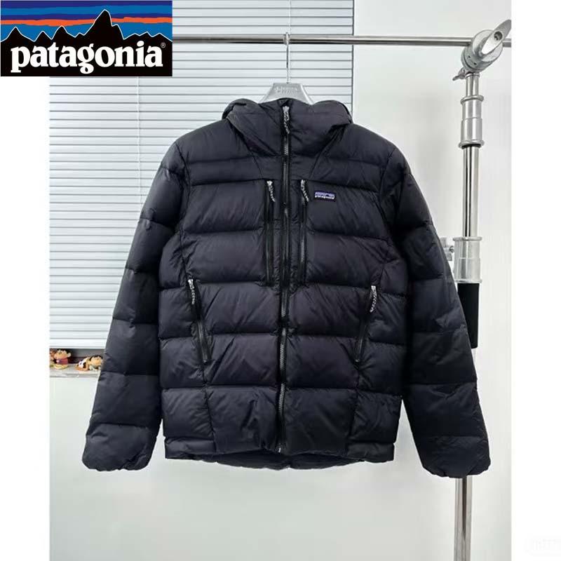 patagonia/巴塔哥尼亚连帽羽绒服男女同款冬季新款加厚外套面包服