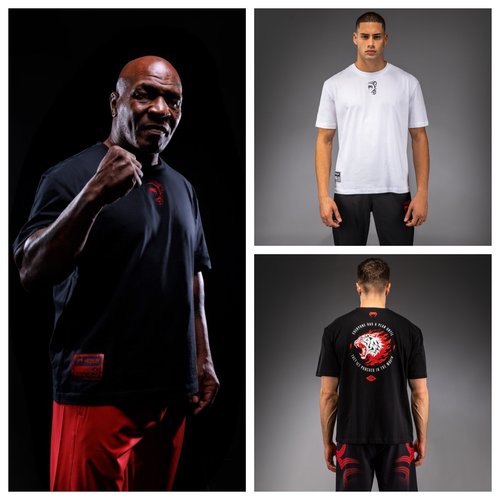 Venum Mike Tyson泰森运动跑步休闲健身纯棉T恤 格斗训练透气短袖