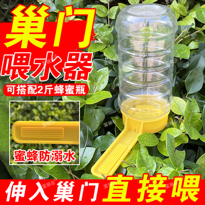 巢门喂水器喂糖器箱外饲喂器广口