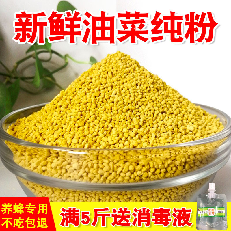 油菜花粉养蜂喂蜂包邮天然蜂用颗粒花粉蜜蜂饲料中蜂专用养蜂花粉