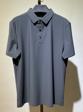 DX272    男士商务休闲百搭翻领t恤中青年短袖时尚