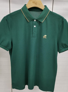 CP474    50码2024新款迪男士商务休闲百搭翻领短袖T恤