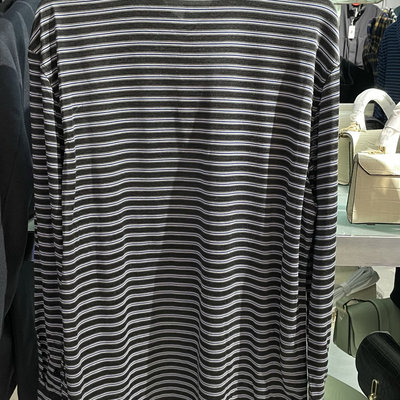 MC3    路易凯迪东长袖商务春秋季男士休闲翻领常规款T恤 偏小