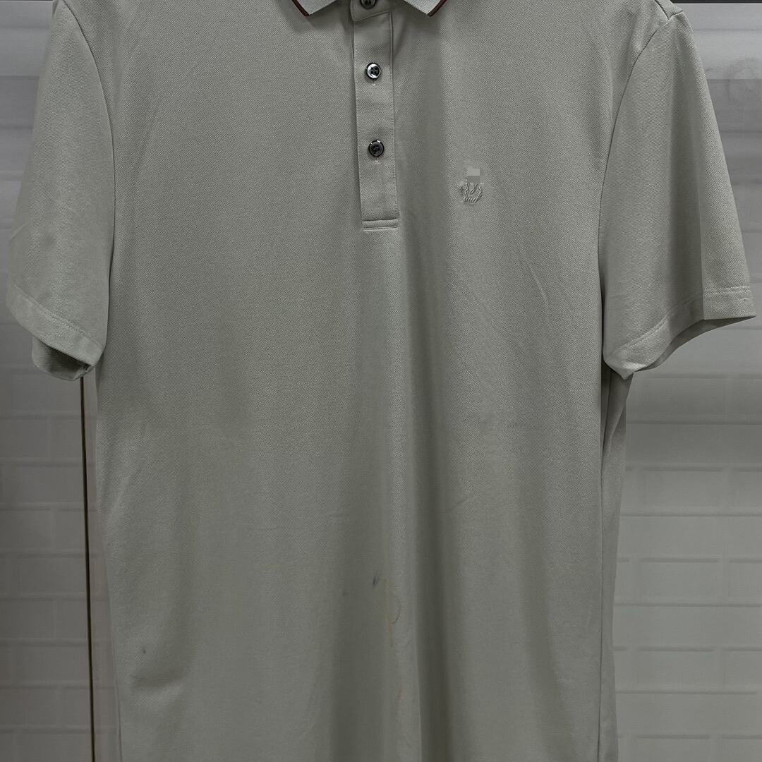 CP339 约48码2024新款迪男士商务休闲百搭翻领短袖T恤微瑕