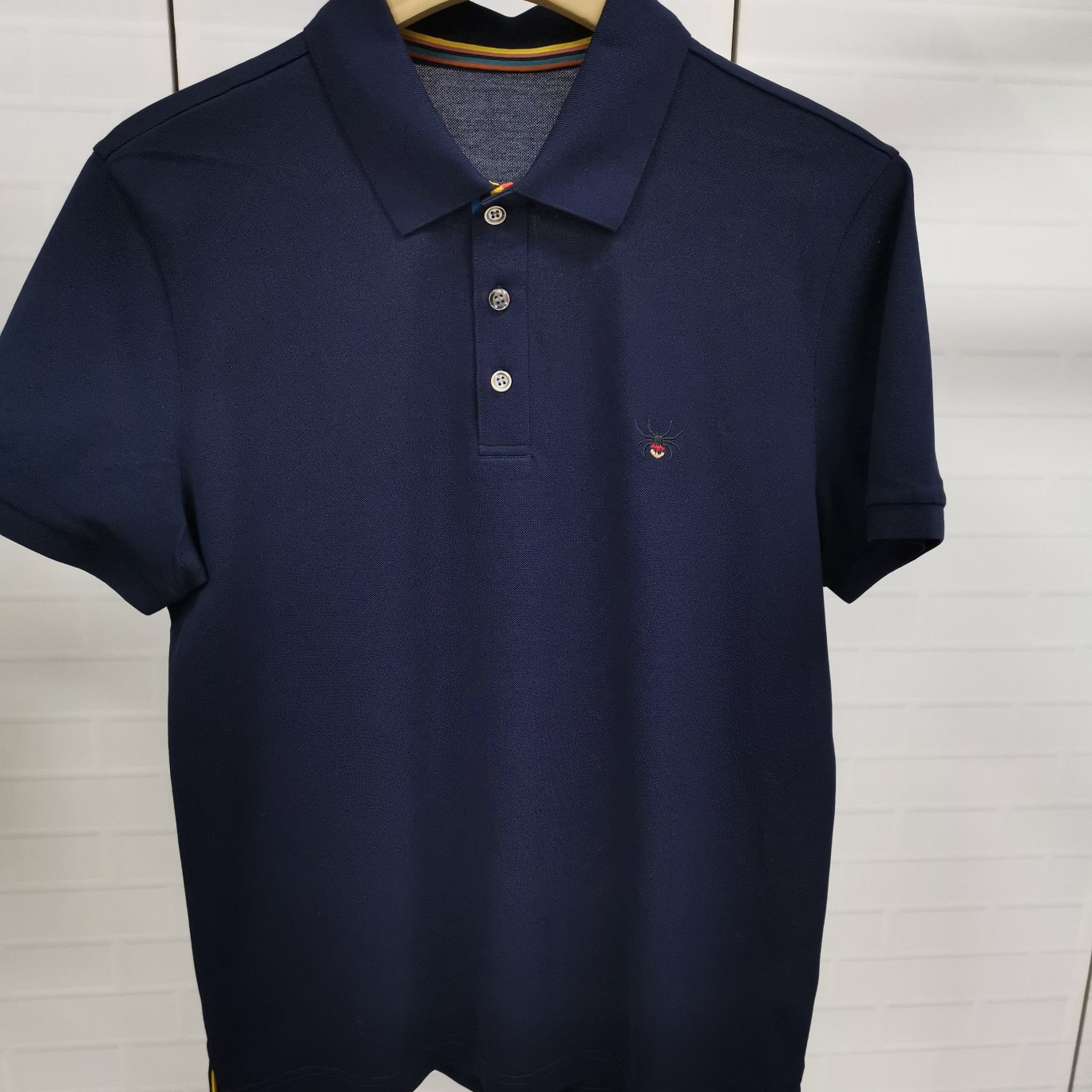 CP535   50码2024新款路易诗男士商务休闲百搭翻领短袖T恤