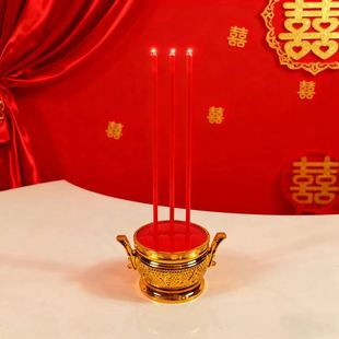 仿真电子香烛台新型上香香炉供佛蜡烛财神观音家用长明灯无烟LED