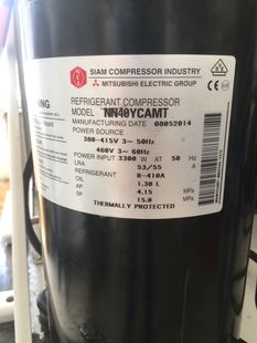 NN27YDAMT NN37VAAMT NN25Y NN31YCA三菱空调制冷设备压缩机R410A