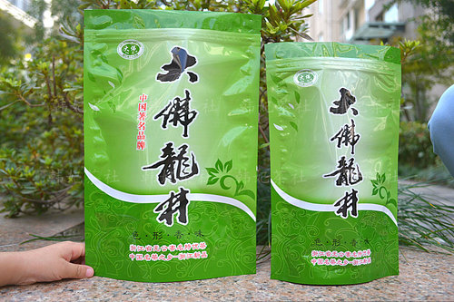 新昌大佛龙井二两半斤茶叶自封袋密封袋塑料袋125-250克拉链袋子