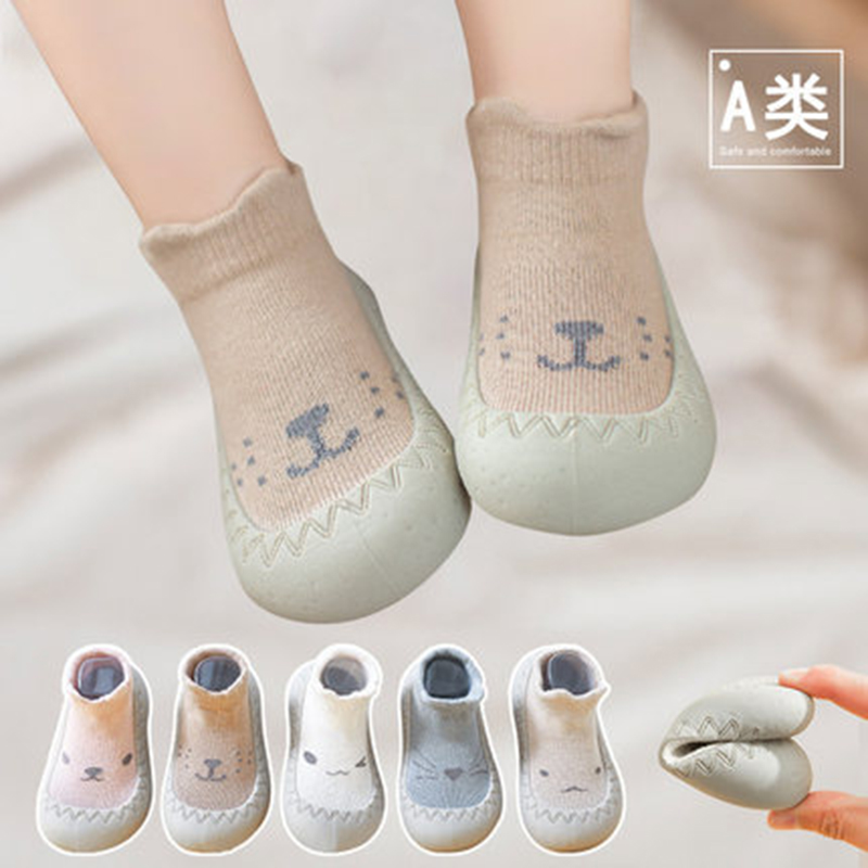 婴儿学步鞋秋冬季软底