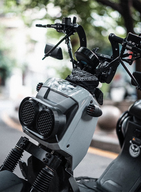 灯罩适用本田祖玛zoomer配件电动车前灯保护复古网红改装bcaoi07