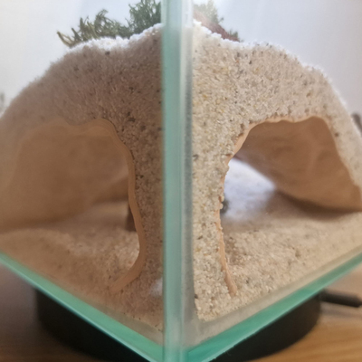 The Riptide Corner Cave鱼缸造景3D打印水族装饰洞穴小鱼躲避屋