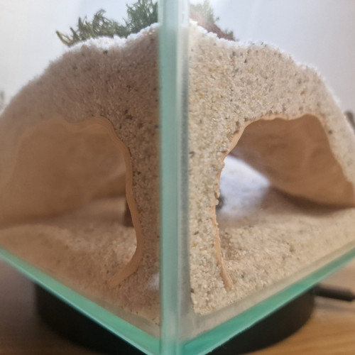 The Riptide Corner Cave鱼缸造景3D打印水族装饰洞穴小鱼躲避屋