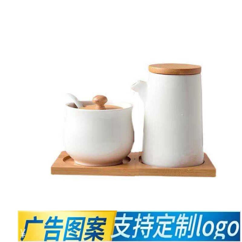 日式陶瓷调味瓶罐套装醋壶辣椒罐套装油盐罐餐厅创意餐馆面馆商用