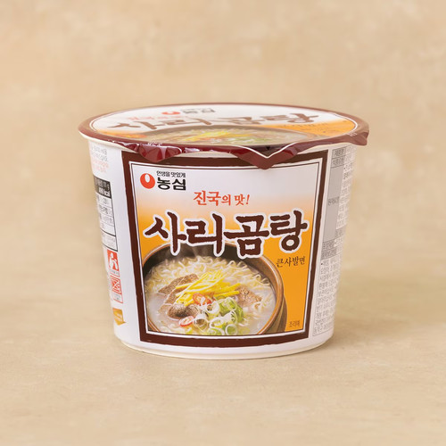 韩国进口农心骨头汤味不辣大碗面111g 满4碗包邮方便面碗面泡面