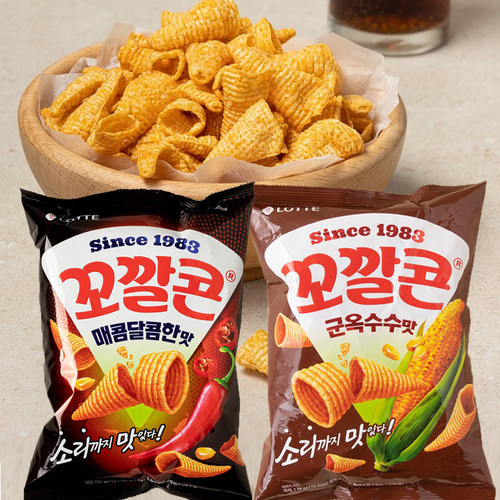 韩国乐天脆脆角玉米味辣味