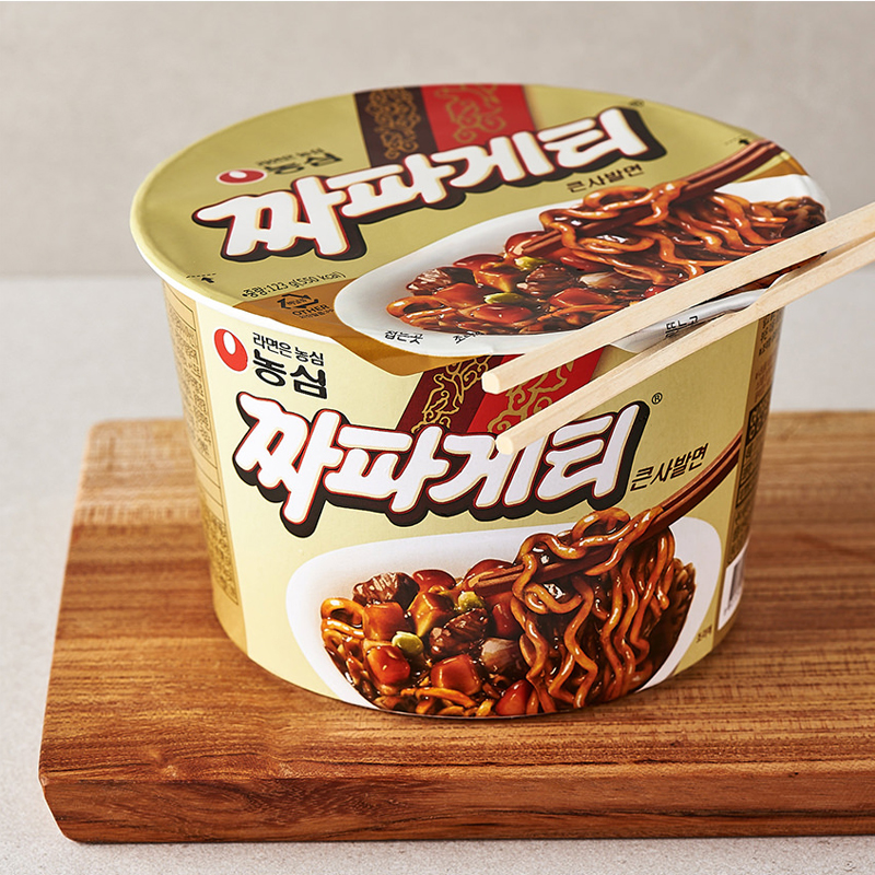 韩国进口桶装农心炸酱面