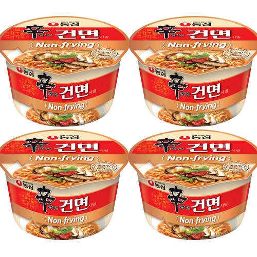 农心非油炸辛拉面大碗77g韩国