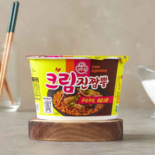 不倒翁奶油味真海鲜碗面韩国