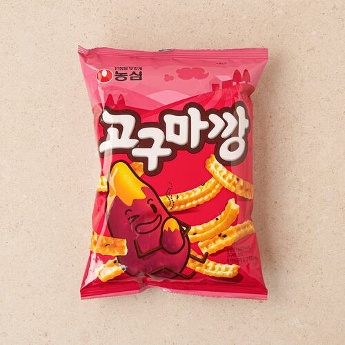 韩国进口农心香甜地瓜条83g红薯脆条膨化休闲零食