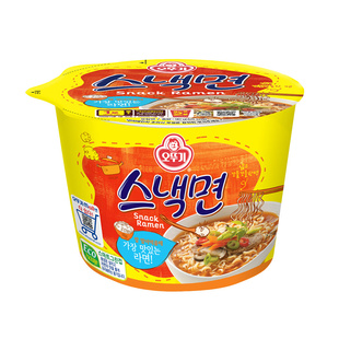 韩国进口不倒翁奥土基快餐面90g速食微辣2分钟碗面泡面方便面