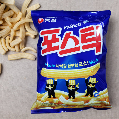 韩国进口84g膨化休闲农心薯条