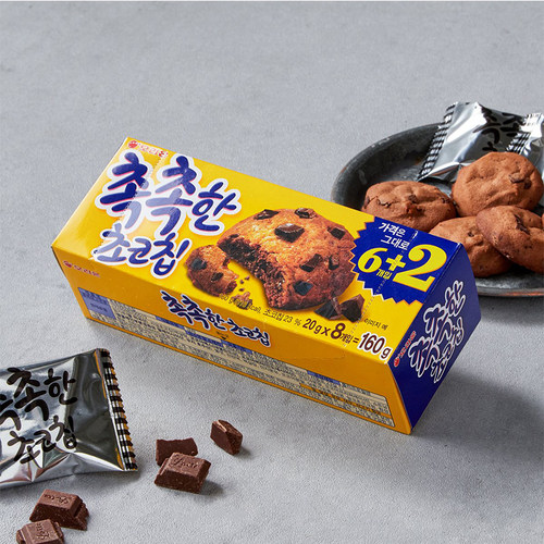 好丽友韩国进口饼干巧克力软曲奇