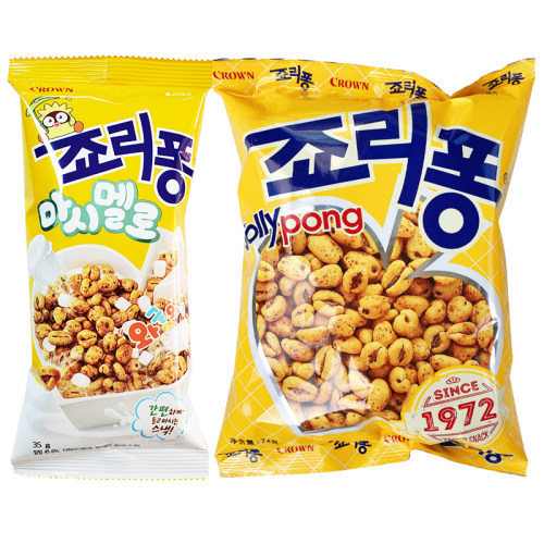 韩国进口克丽安棉花糖大麦粒膨化