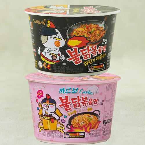 韩国进口Samyang三养火鸡面超辣105g碗面泡面拌面拉面方便面速食