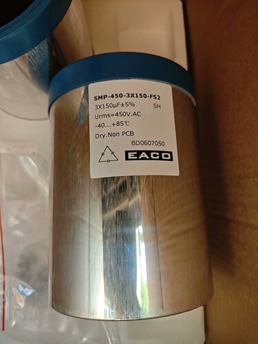 EACO三相交流滤波电容 SMP-450-3X150-FS2 SMP 450V150UF