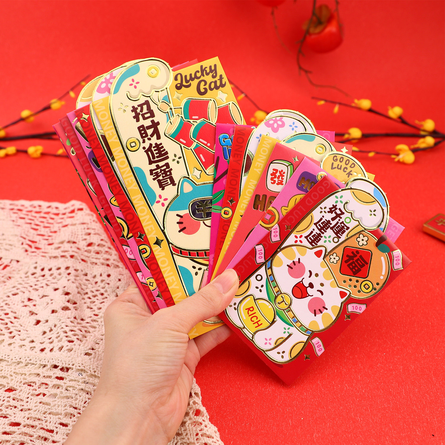 新年利是封混合装个性创意压岁钱2026马年柏年喜卡通可爱红包春节,节庆用品/礼品,红包/利是封,淘宝优惠券,粉丝福利购,淘宝优惠卷