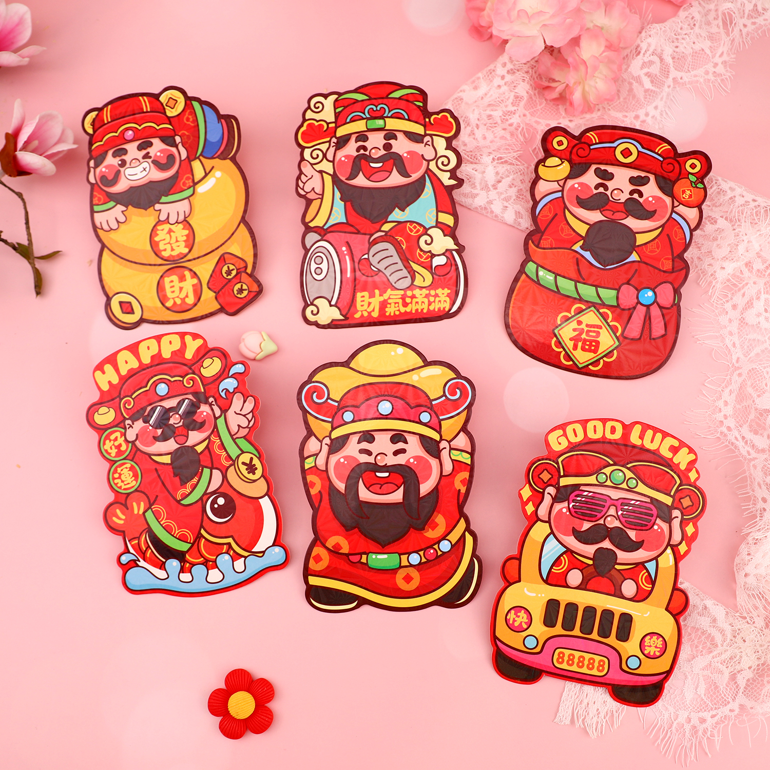 2026马年新款立体造型红包袋个性卡通创意春节短款通用压岁利是封