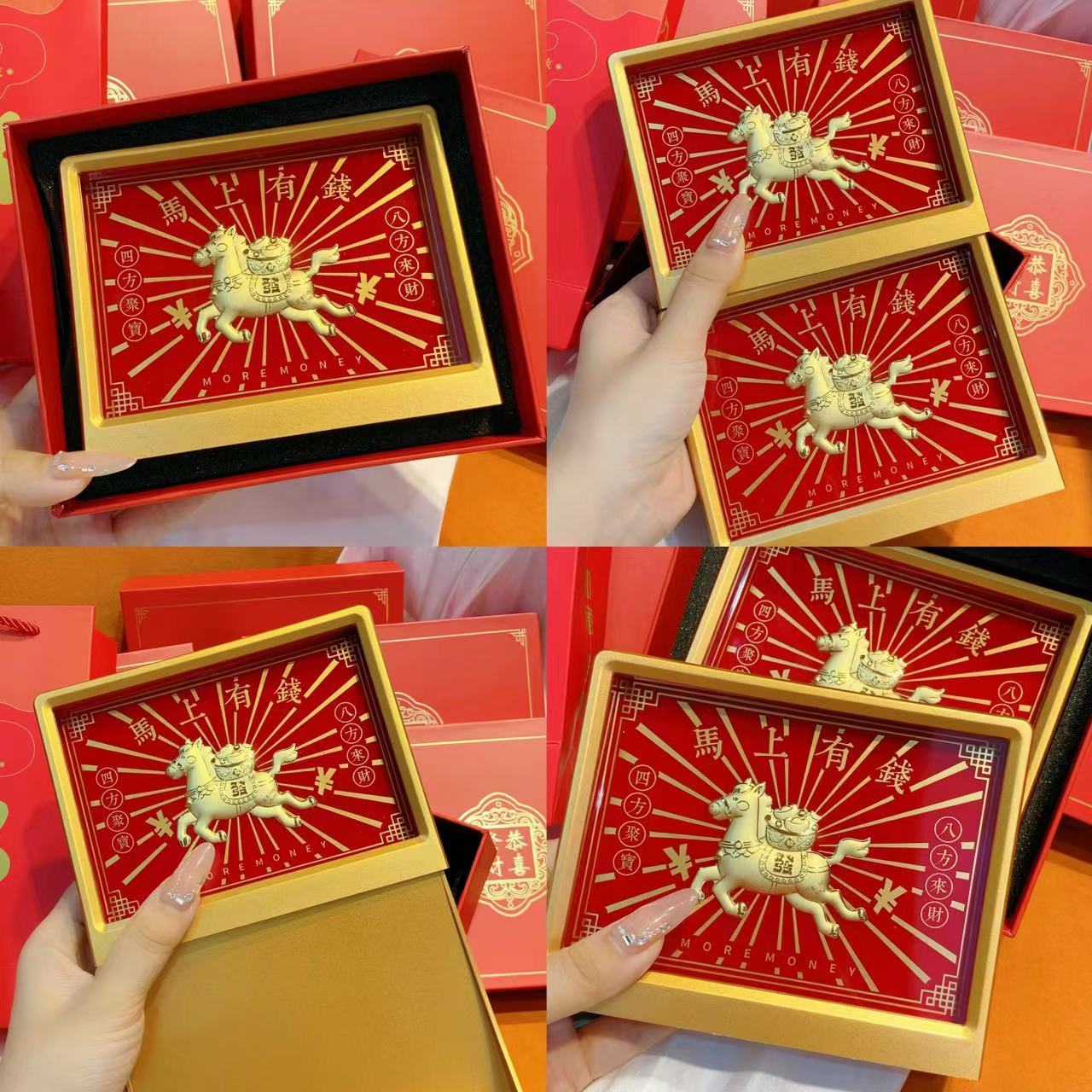 2026年马年新款足金999黄金摆件