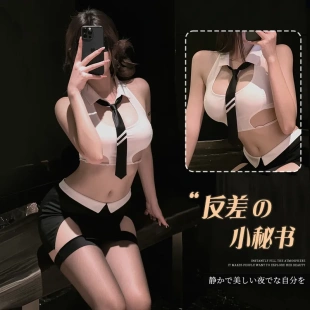 8089潮尚夜总会夫妻性感制服秘书OL教师诱惑免脱约会包臀裙套装