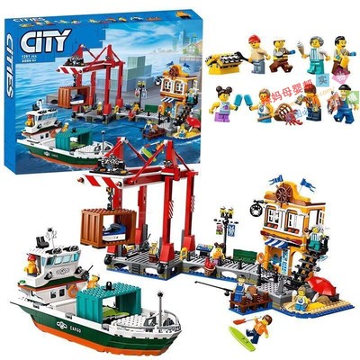 城市系列海港与货船科技木60422